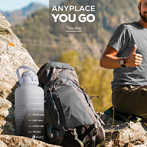 You Got This Living YGT-SWB-K Motivational Water Bottle With Straw & Handle,One Gallon Water Bottle 128 Oz/3.8L,Reusable Water Jug thumb #2
