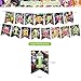 Jojo Bizarre Party Decorations,Adventure Birthday Party Supplies Includes Banner- Cake Topper - 24 Cupcake Toppers - 18 Balloons