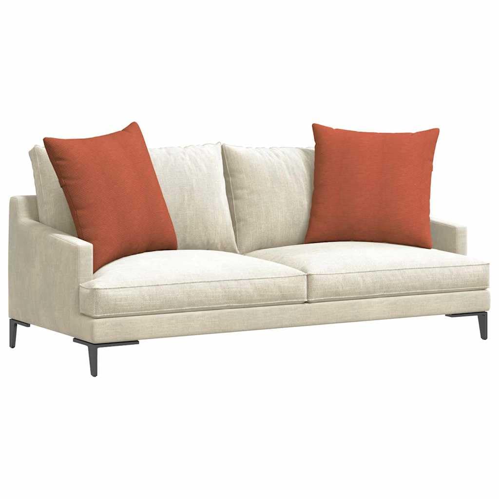 Weiche Cordkissen für Sofa 2 Stück mit samtiger Textur und modernem Design als Elegante Sofakissen und plüschige Dekokissen