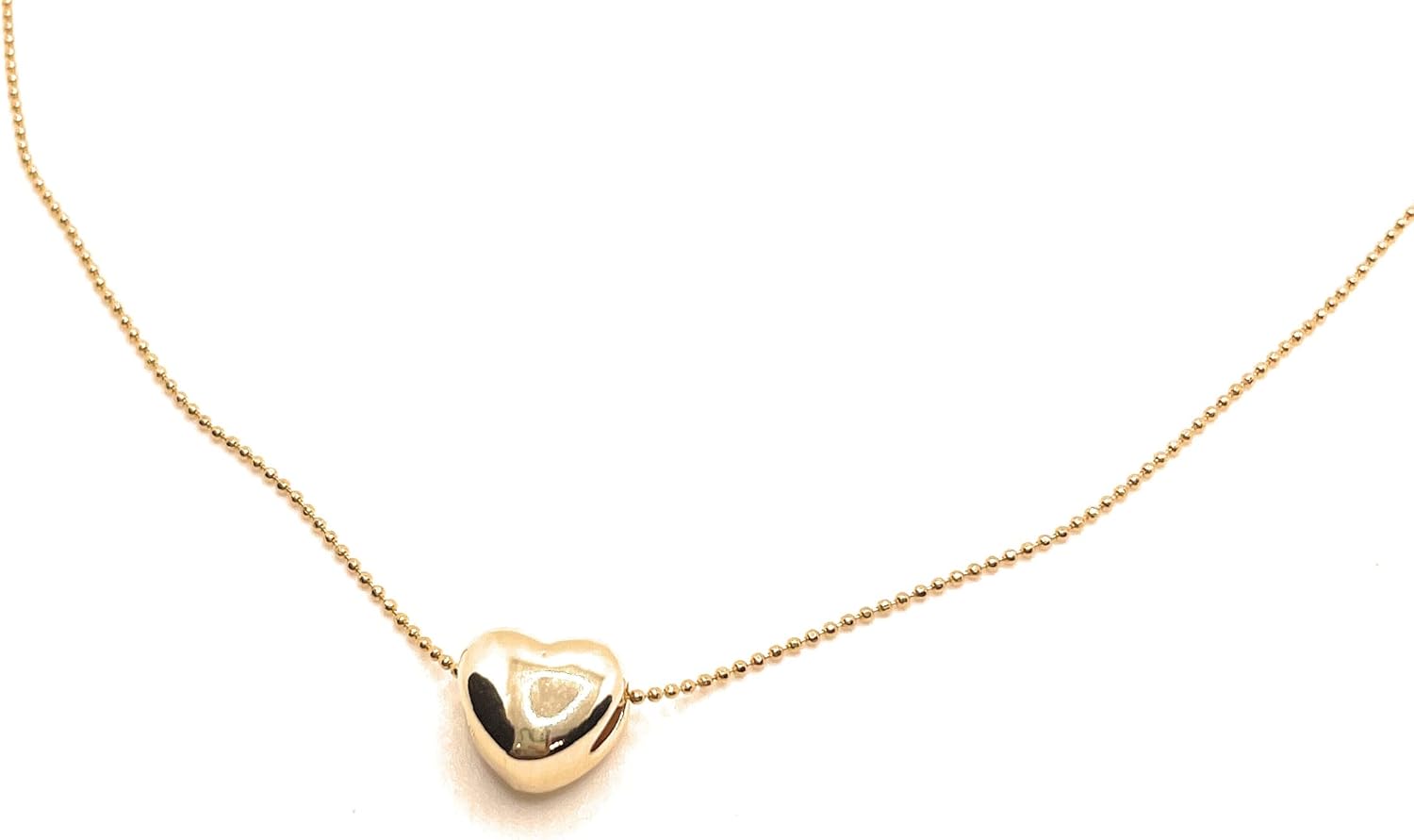 Gold Heart Necklace for Women, Heart Necklace for Women, Gift for Her, Women Jewelry, Women Gifts, 18K Gold Plated Heart Necklace, Dainty Love Pendant, Small Heart Necklace, Gold Necklace