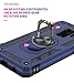 Androgate for Samsung Galaxy S9 Case with HD Screen Protectors, Military-Grade Metal Ring Holder Kickstand 15ft Drop Tested Shockproof Cover Case for Samsung Galaxy S9 (2018), Blue
