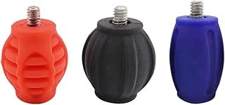 MILAEM Archery Bow Stabilizer Ball Shape Shock Absorber Rubber Balance Bar Stabilizer for Compound Bow and Recurve Bow Accessory (Type1 Black)