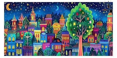 Broderie Diamant 5D Strass Cristal Éclatant - Toile Canvas Dessin Animé XXL 100x300cm