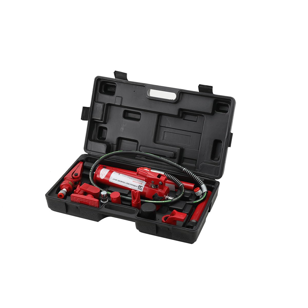 Kit di Martinetto Idraulico da 4 Tonnellate con Martinetto Idraulico e Separatore 1/2T, Pompa Manuale ad Alta Efficienza, Robusta Valigetta HDPE, Perfetto per Riparazioni Auto e Cantieri