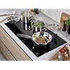 Fissler Pure Collection/Stainless Steel Frying Pan (Diameter 24 cm) Uncoated Saucepan Internal Scale Made in Germany - Induction