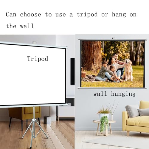 Pantalla portátil para proyector con trípode 60" 16:9 miniatura 3