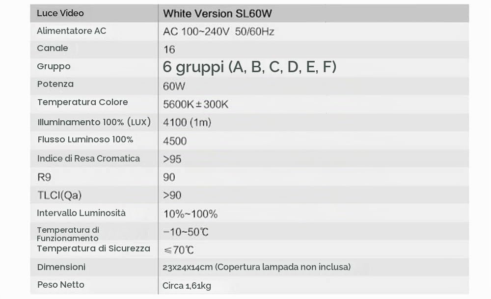 Godox SL-60W 5600K 60W di alto potere LED Luce video con il supporto di Bowens per Video Foto Studio Photography Registrazione
