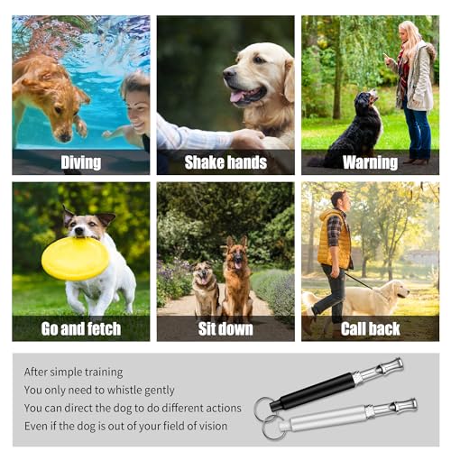 Worficrd Dog Whistle 2 Packs, Dog Whistle To Stop Barking Neighbors Dog thumb #4