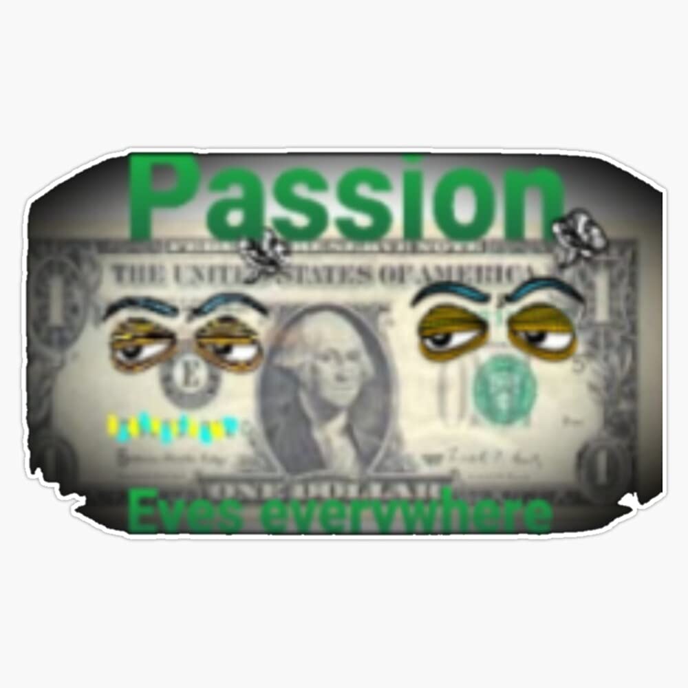 Magic Money, Janet Audrey Wilson Bumper Sticker Window Vinyl Decal 5"