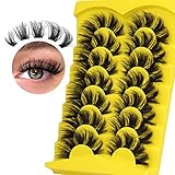 Lash Clusters Fluffy 16-20MM Individual Lashes Dramatic False Eyelashes Cluster 70 Pcs Wispy Natural