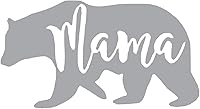 Vista 6 de Mama Bear - 1 calcomanías de vinilo (paquete de 2) para ventana de coche, laptop, teléfono (3 x 1.6 pulgadas, rosa intenso)