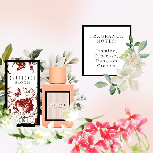 Gucci Perfumes for Women - 4 Pcs. Women's Fragrances Gift Set for Women - 2X Gucci Bloom Perfume for Women 0.16oz and 2X Gucci Flora Perfume for Women 0.16oz - Image 6