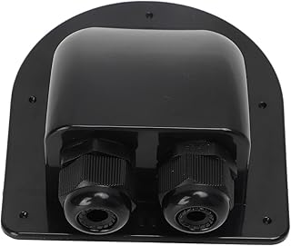 Caixa de glândula de entrada de cabo solar, entradas duplas, simples de instalar suporte de glândula de entrada de cabo de plástico para telhados