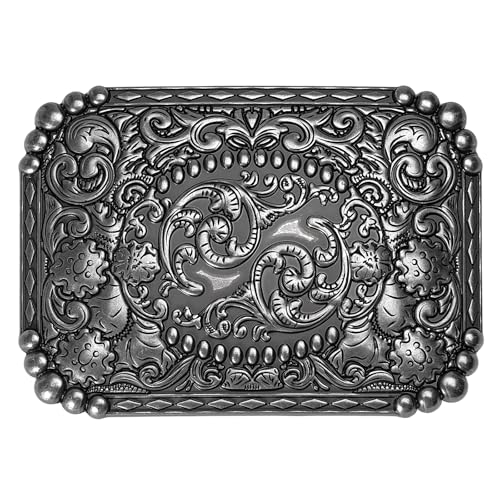 TYWestyles Western Buckles for Women - 1 1/2 Antique Silver