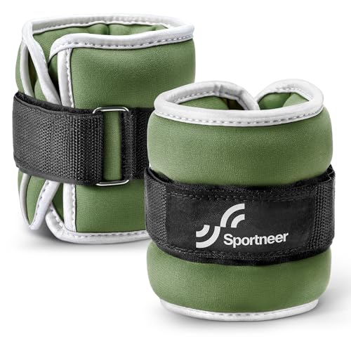 Sportneer Ankle Weights Wrist Weights -0.5 1 2 3 4 5 Lbs Pair for Men Women Kids Strength Training Wrist and Ankle Weights Set Comfortable and Soft Perfect for Dancing Running Walking Fitness Workout by Sportneer - Used condition - Image 5
