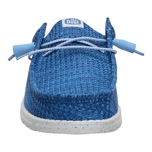 Image of HEYDUDE Men's Wally Slip Multi Mesh Ensign | Lightweight Breathable Slip On Shoes | Casual Comfortable Everyday Footwear