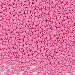 Bala&Fillic White Color 3mm Seed Beads About 3600pcs/100Grams in Bag, 8/0 Glass Craft Beads for Making Bracelet Necklace Earring(White)