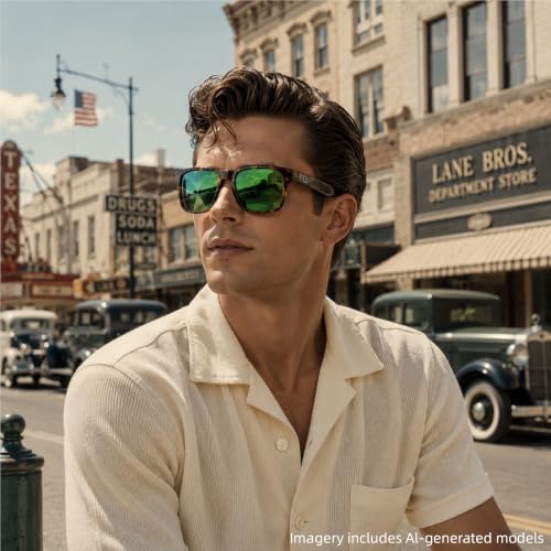 Image of B.N.U.S Sunglasses Corning Glass Lens, Non-Polarized for Men Women