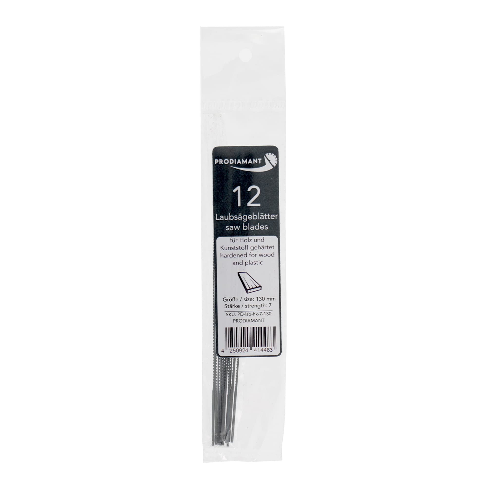 PRODIAMANT Laubsägeblatt 12 Stück 130mm Made in Germany