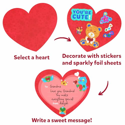 image for Skillmatics Foil Fun - Friendship Hearts, Mess Free Art for Kids, DIY 