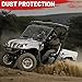 StarknightMT Vented Rhino Windshield Scratch Proof Full Windshield Compatible With 2006-2008 Rhino 450 | 2004-2007 Rhino 660 | 2008-2013 Rhino 700 - Heavy Duty Clear PC