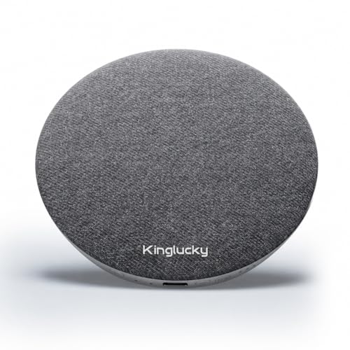 Kinglucky X50 Kissenlautsprecher Bluetooth Pillow Speaker für unter dem Kopfkissen mit Weißem Rauschen/Pink Noise automatischem Abschalttimer ultradünnes tragbares Design für Seitenschläfer Grau