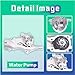 YBDDZH Water Pump Thermostat Kit Compatible with 2013-2020 Encore & 2011-2016 Cruze & 2012-2020 Sonic & 2013-2020 Trax L4 1.4L Turbocharged Engine, Replaces OE AW6662 25192709 55565336 902808 34709