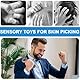 NHQZ 2 Stück Skin Picking Fidget Toys, Picky Pad Reusable, Skin Picking Abgewöhnen, Squeeze Toys, Picky Party Pad Fidget, Fidget Toy für Skin Picker, Fidget Toys für Erwachsene, Kinder