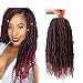 Flyteng 14 inch spring twist crochet hair braiding 4 pack fluffy crochet twist hair senegalese twist crochet hair