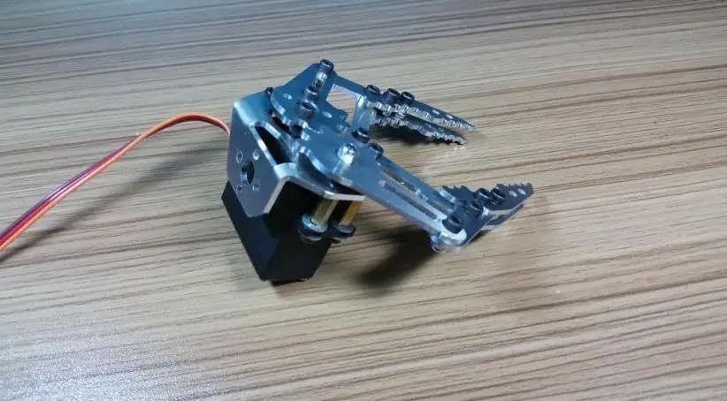 Metalowy robot zacisk pazurowy chwytak mechaniczny mechaniczny chwytak zaciskowy z serwomechanizmami 180 stopni dla Arduino projekt DIY MASZYNA części do zabawek(Claw no servo)