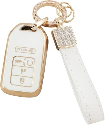 Miniatura 1 de 1797 Funda para llavero para Honda Civic Accord CRV Pilot Passport Insight, accesorios brillantes para llavero remoto de automóvil, protector de 5