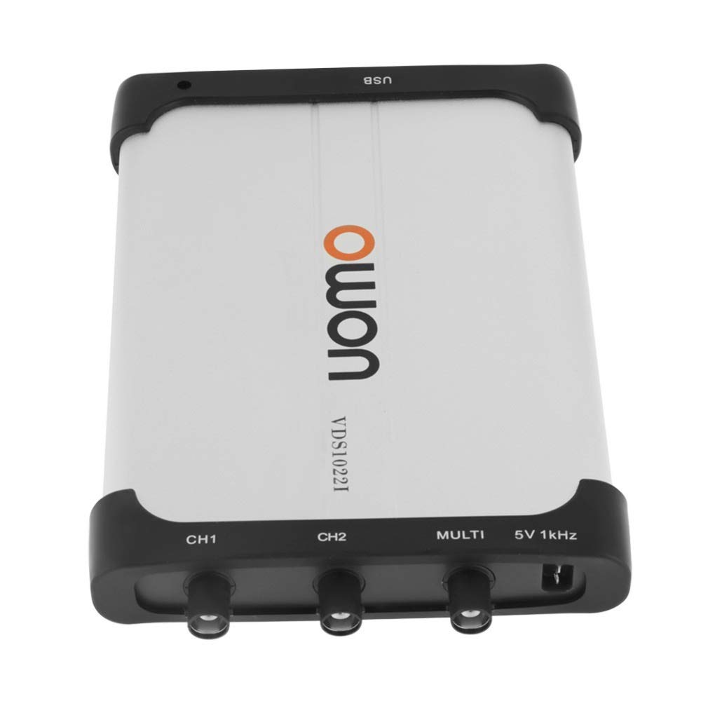 VDS1022I USB virtual osciloscopio 100MSa / S 25Mhz Doble Canal for PC Para laboratorio