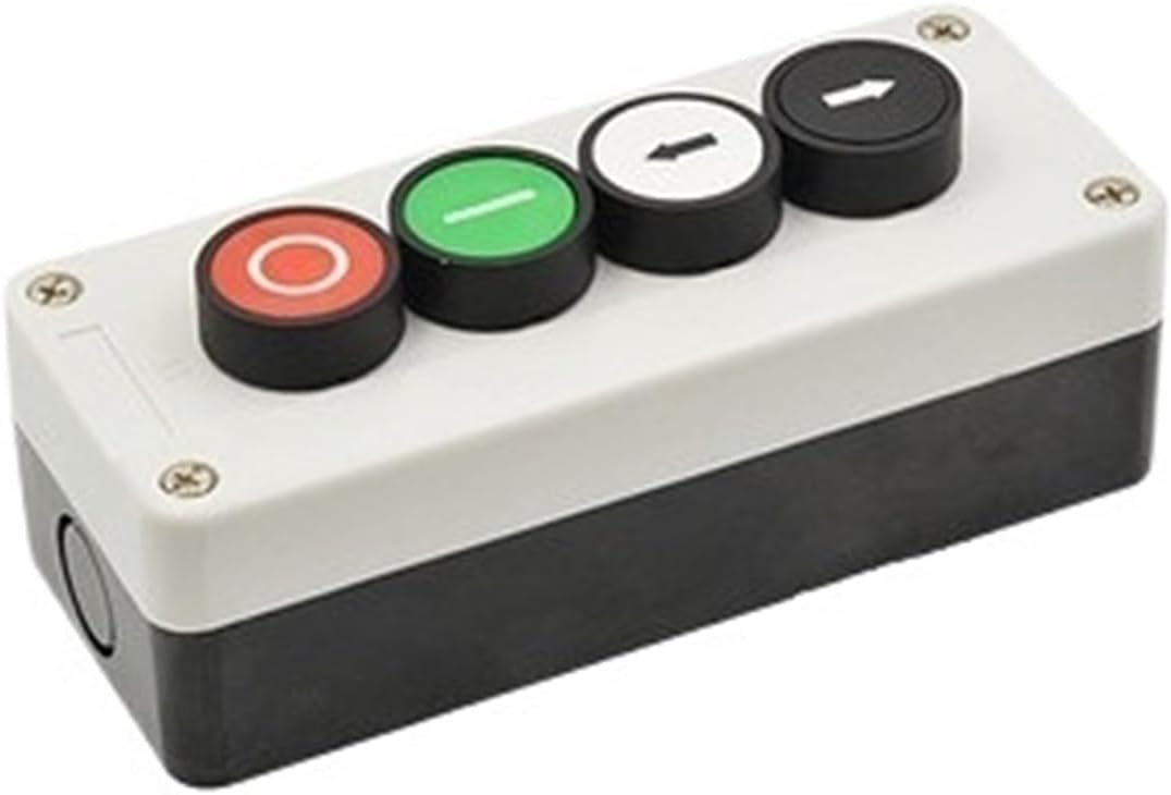 1pc Emergency Stop Power Button with Arrow Sign - Industrial Handheld Control Switch for Start/Stop Functions(Open and Close)