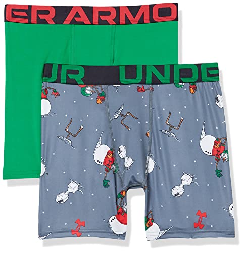 Image of Under Armour Big Boys' 2 Pack Performance Boxer Briefs