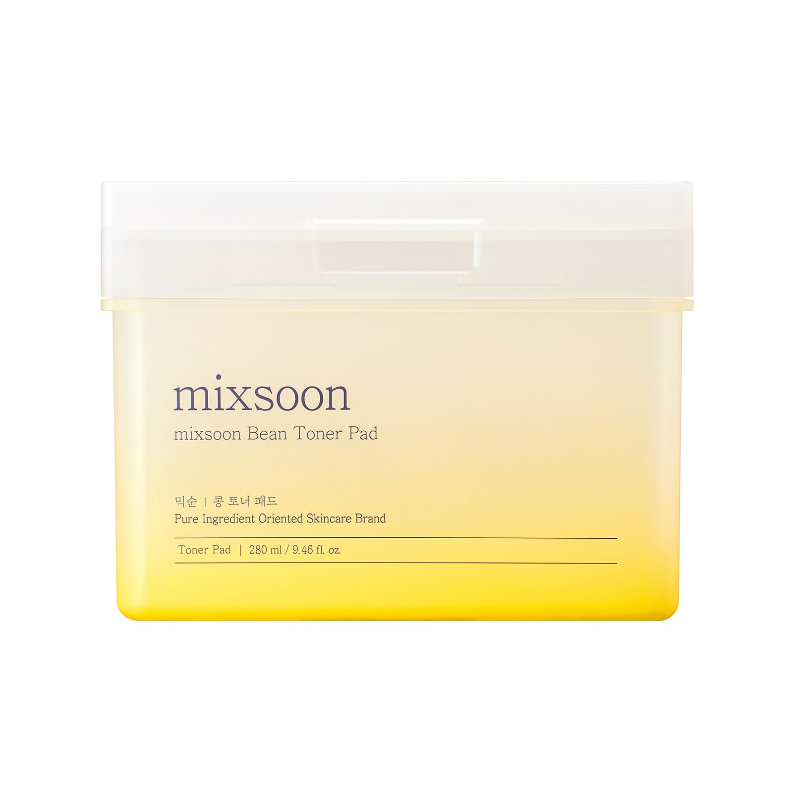 mixsoon Bean Toner Pad,Moisturizing, Elasticity,Exfoliation, Bean Extracts, Cotton Pad (180ml/6.08fl.oz/70 Sheets)