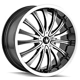 MAZZI Wheels 351-2814B Hype 351 Black/Machined Face/Machined Lip 20X8.5 5-108/5-114.3 40mm 72.62mm
