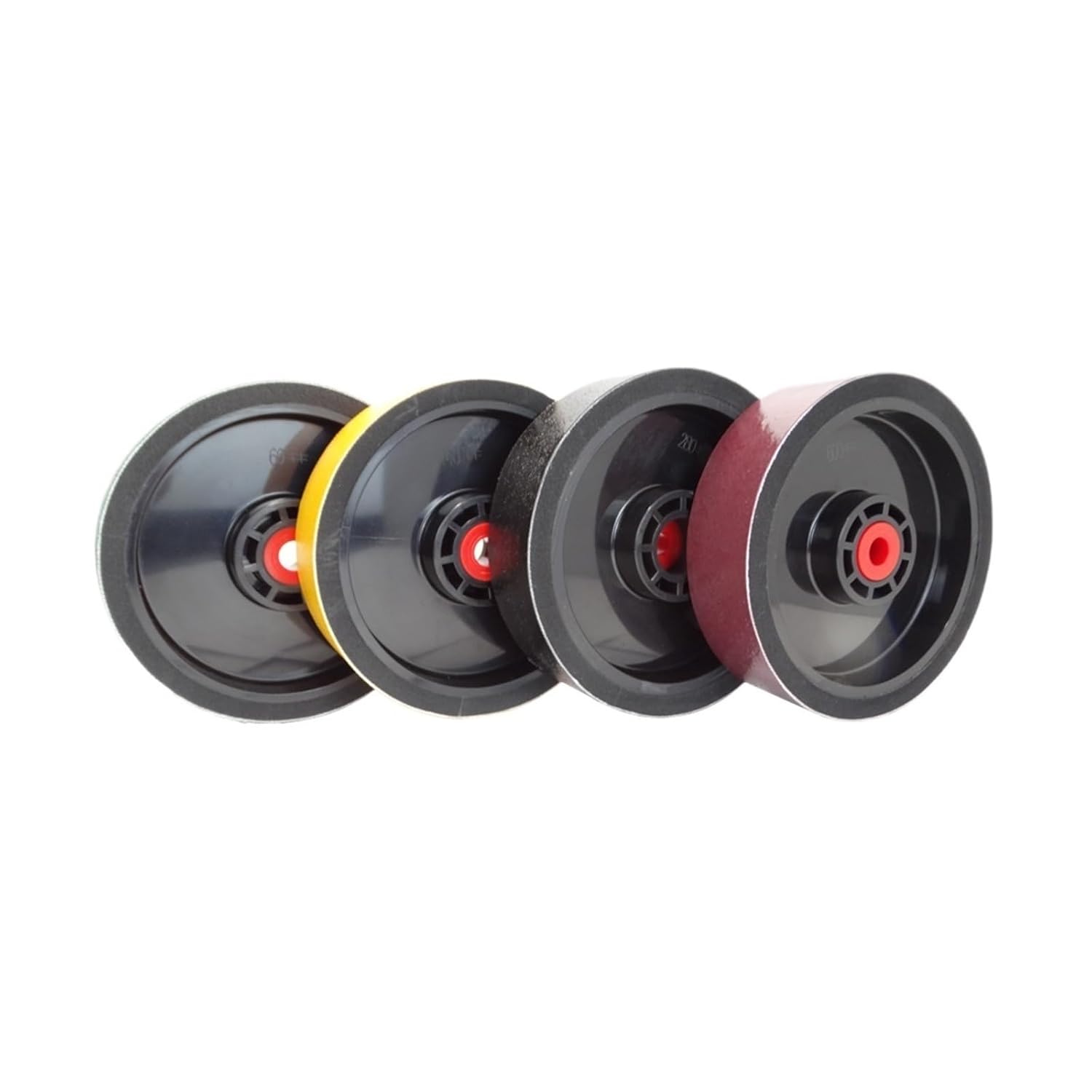 6inch-60/140/280/600 Grit One Piece Each Nova Polishing Wheel Lapidary 6 Inch A Set Soft Resin Polishing Cabbing Wheel