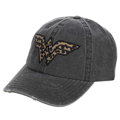 Bioworld Wonder Woman Comic Book Superhero Leopard Print Logo Dad Hat #TOP18