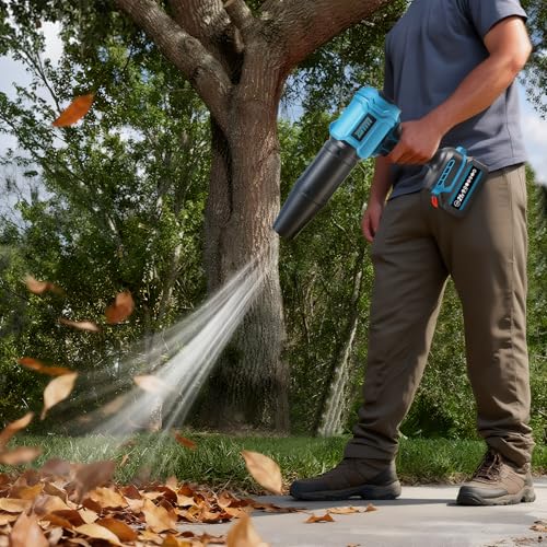 ZUYIYI Cordless Leaf Blower with 2X 4.0Ah Battery & Fast Charger, 40000RPM by ZUYIYI - Used condition - Image 6