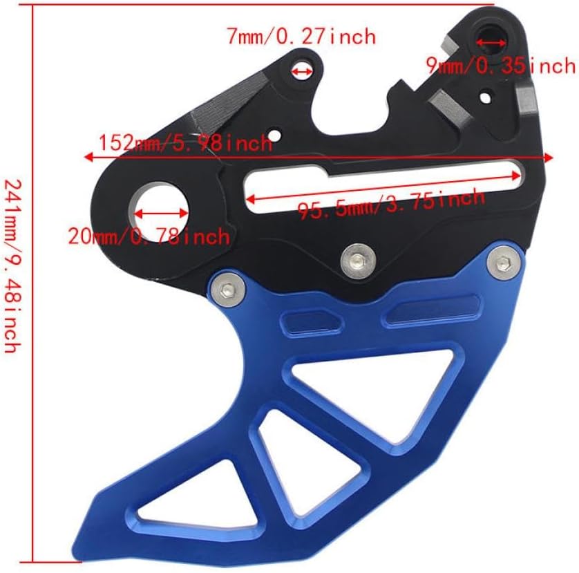 Brake Disc Guard Protector Compatible with 125 150 250 SX SXS-F XC-W 300 XC 350 EXC-F SX-F 450 XC-F Fits Models Using 77713075000 54813075000 Part Numbers