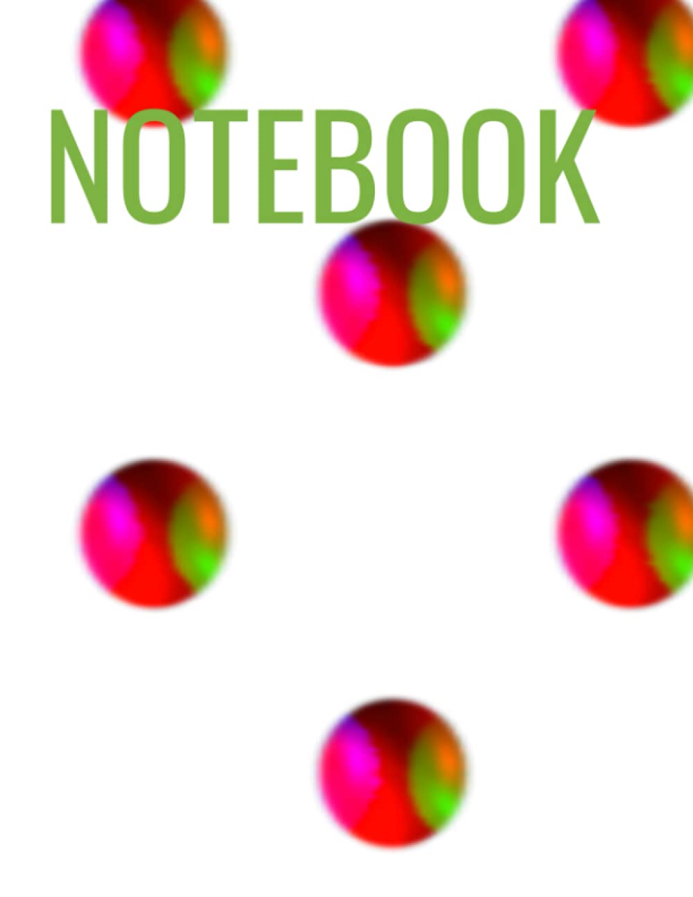 Notebook: Dots in Red Composition Notebook, Writing Journal with Lined Paper, Office, Home, School, and College Supplies