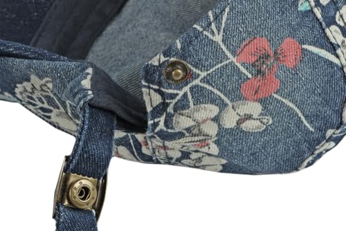 Image of Quanhaigou Unisex Denim Newsboy Hats Flat Ivy Gatsby Cabbie Driving Berets Hat Cotton Dad Cap for Men Women