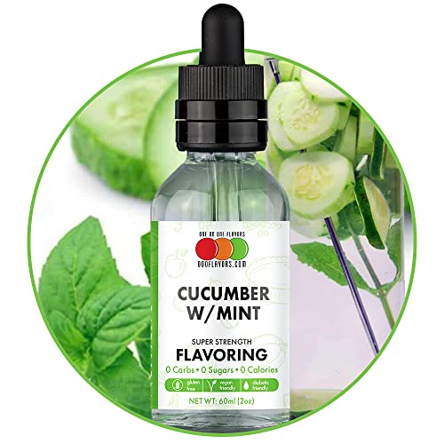 Cucumber w/Mint Flavored Liquid Concentrate - Natural (2 oz)