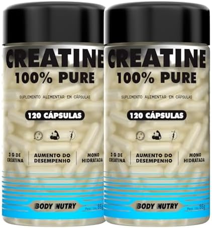 Kit 2x Creatina 100% Pura Monohidratada e Micronizada - Pote 120 ...