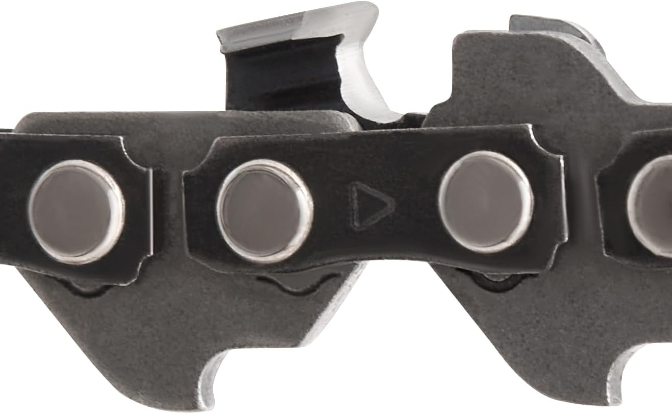 KAKEI 8 Inch Chainsaw Chain 1/4" Pitch .043" Gauge 47 Drive Links Pole Saw Chain (3 Chains) - Semi Chisel