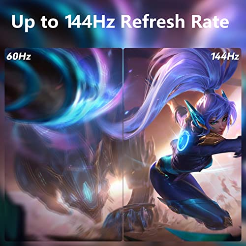 Innocn 27 Inch Gaming Monitor 1440P 144Hz 2K Qhd 1Ms G-Sync Compatible Hdmi Displayport Ultra Thin Led Computer Pc Gaming Monitor, 99% Srgb, Eye Care, Vesa Mountable, Black - 27G1R #TOP1