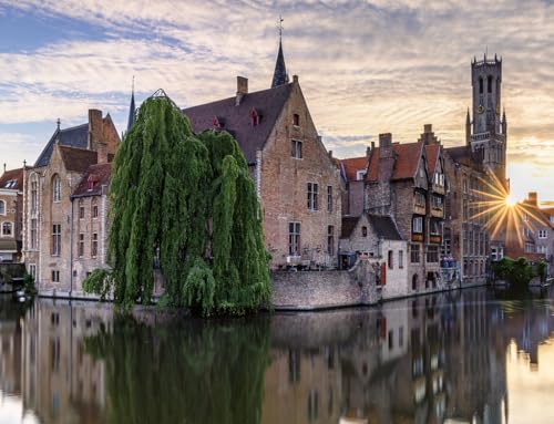 Puzzle Brujas Bélgica 1000 piezas para relajarse en casa 2
