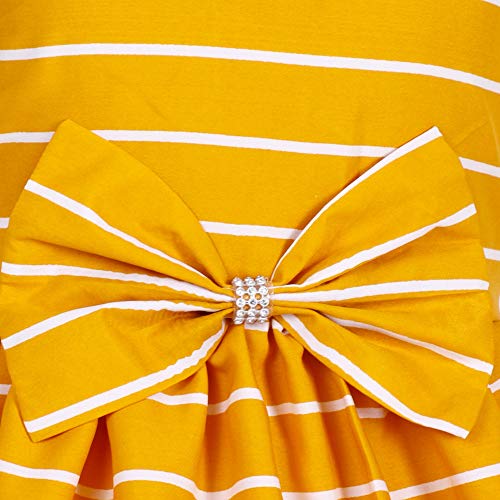 Image of Casual Frock for Baby Girls,Blue Printed and Olive Printed,Pack of 2