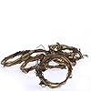 Pack of 40 Mini Grapevine Wreaths - Miniature Natural Dried Vine Twig Rings for Napkin Rings, Tiny Crafts, and DIY Decorations by Factory Direct Craft (1 inch diam) #4