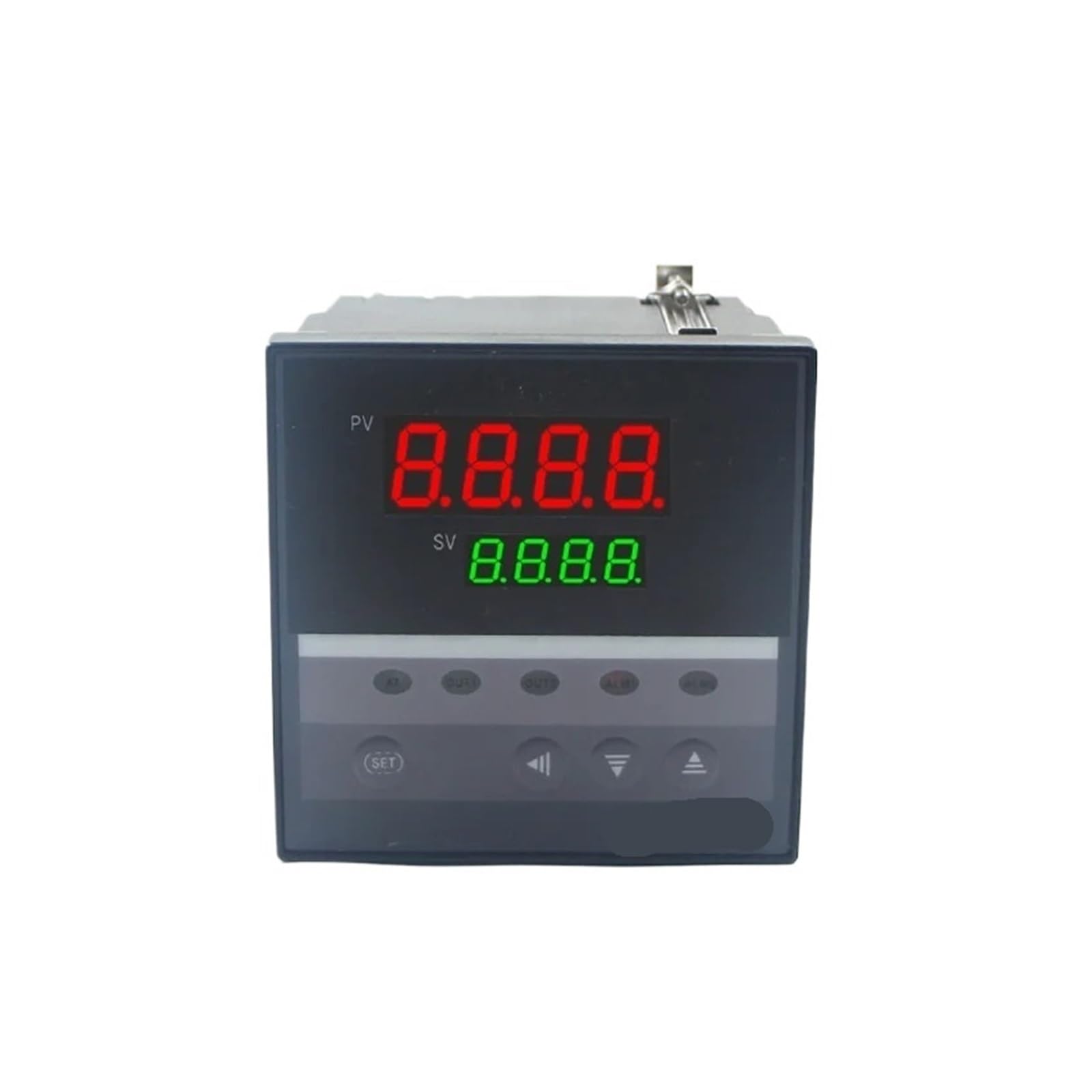 Controlador de temperatura digital C110-240V con alarma, múltiples entradas, relé y salida, termostato.
